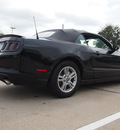 ford mustang 2013 black lx conv gasoline 6 cylinders rear wheel drive automatic 77505