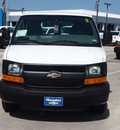 chevrolet express cargo 2013 white van gasoline 6 cylinders rear wheel drive 4 spd auto,elec cntlled aud sys,am fm ster glass, fixed rear 77090