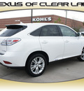 lexus rx 450h 2010 white suv hybrid 6 cylinders front wheel drive automatic 77546