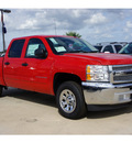 chevrolet silverado 1500 2013 red ls 8 cylinders 4 spd auto,elec cntlled lpo,bedrail prots bluetooth for ph 77090