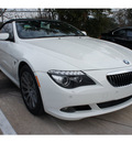 bmw 6 series 2009 white 650i gasoline 8 cylinders rear wheel drive automatic 78729