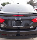 ford focus 2012 black sedan se flex fuel 4 cylinders front wheel drive automatic 76011
