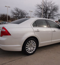 ford fusion hybrid 2010 white sedan hybrid 4 cylinders front wheel drive automatic 76011