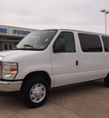 ford e series wagon 2008 white wagon e 150 xlt gasoline 8 cylinders rear wheel drive automatic with overdrive 76011