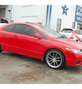 honda civic 2007 red coupe ex gasoline 4 cylinders front wheel drive automatic with overdrive 77627