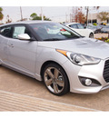hyundai veloster turbo 2013 silver coupe 4 cylinders automatic 77074