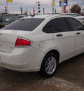 ford focus 2010 white sedan se gasoline 4 cylinders front wheel drive automatic 77388