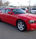 dodge charger 2009 red sedan r t gasoline 8 cylinders rear wheel drive automatic 99336