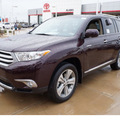 toyota highlander 2013 dk  red suv limited 6 cylinders automatic 78232