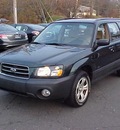 subaru forester 2004 dk  green wagon x gasoline 4 cylinders all whee drive automatic 06019