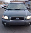 subaru forester 2004 dk  green wagon x gasoline 4 cylinders all whee drive automatic 06019