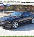 ford mustang 2012 black coupe v6 gasoline 6 cylinders rear wheel drive 6 speed manual 76049