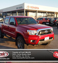toyota tacoma 2013 red prerunner gasoline 6 cylinders 2 wheel drive automatic 76116