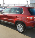 volkswagen tiguan 2009 red suv 2 0t gasoline 4 cylinders all whee drive automatic 55420