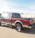 ford f 250 super duty 2009 dk  red lariat 8 cylinders automatic 76108