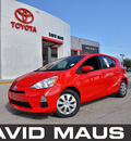 toyota prius 2012 red hatchback c hybrid 4 cylinders front wheel drive automatic 32771