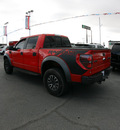 ford f 150 2012 red svt raptor gasoline 8 cylinders 4 wheel drive automatic 79925