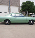 plymouth duster 1975 light green coupe 6 cylinders automatic 80301