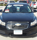 chevrolet cruze 2011 black sedan lt gasoline 4 cylinders front wheel drive automatic 77304