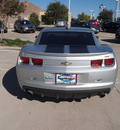 chevrolet camaro 2010 silver coupe ss gasoline 8 cylinders rear wheel drive 6 speed automatic 75070