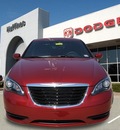 chrysler 200 2013 red sedan touring gasoline 4 cylinders front wheel drive automatic 75067