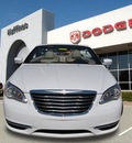 chrysler 200 convertible 2013 white touring flex fuel 6 cylinders front wheel drive automatic 75067