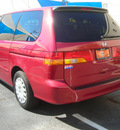 honda odyssey 2002 red van lx gasoline 6 cylinders front wheel drive automatic 79936