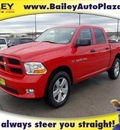 ram ram pickup 1500 2012 red express crew 4x4 gasoline 8 cylinders 4 wheel drive 6 speed automatic 76450