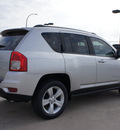 jeep compass 2012 silver suv latitude gasoline 4 cylinders 2 wheel drive automatic 76011