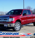 ford f 150 2013 red xlt gasoline 6 cylinders 4 wheel drive automatic 62708