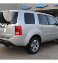 honda pilot 2013 silver suv ex l gasoline 6 cylinders front wheel drive 5 speed automatic 77025
