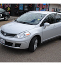 nissan versa 2011 silver hatchback gasoline 4 cylinders front wheel drive automatic 78552