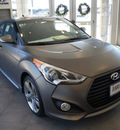 hyundai veloster turbo 2013 gray coupe gasoline 4 cylinders front wheel drive automatic 76087