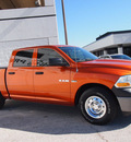 dodge ram 1500 2010 orange gasoline 8 cylinders 2 wheel drive automatic 76011