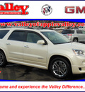 gmc acadia 2011 white suv denali gasoline 6 cylinders all whee drive automatic 55124