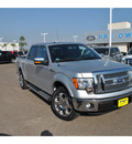 ford f 150 2011 silver lariat flex fuel 8 cylinders 2 wheel drive automatic 78572