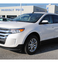 ford edge 2013 white sel gasoline 4 cylinders front wheel drive automatic 77532