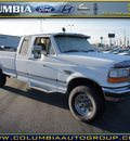 ford f 250 1997 white pickup truck xlt diesel v8 4 wheel drive automatic 98632