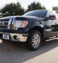 ford f 150 2012 black lariat gasoline 6 cylinders 2 wheel drive automatic 76011