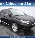 lexus rx 350 2010 black suv gasoline 6 cylinders front wheel drive automatic 75235