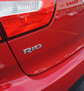 kia rio 2013 signal red sedan ex gasoline 4 cylinders front wheel drive automatic 19153