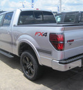 ford f 150 2012 silver supercrew 4x4 style gasoline 6 cylinders 4 wheel drive automatic 77578