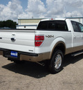 ford f 150 2012 white lariat flex fuel 8 cylinders 4 wheel drive automatic 78861