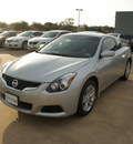 nissan altima 2013 silver coupe 2 5 s gasoline 4 cylinders front wheel drive cont  variable trans  75150
