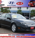 ford fusion 2011 black sedan se gasoline 4 cylinders front wheel drive automatic 78550