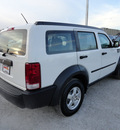 dodge nitro 2007 white suv gasoline 6 cylinders rear wheel drive automatic 60443