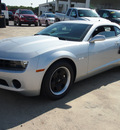 chevrolet camaro 2013 silver coupe ls gasoline 6 cylinders rear wheel drive automatic 78130