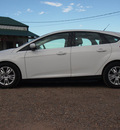 ford focus 2012 white hatchback sel flex fuel 4 cylinders front wheel drive automatic 79119
