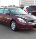 nissan altima 2011 dk  red sedan 2 5 s 4 cylinders shiftable automatic 77074
