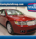 lincoln mkz 2008 red sedan gasoline 6 cylinders front wheel drive automatic 75219